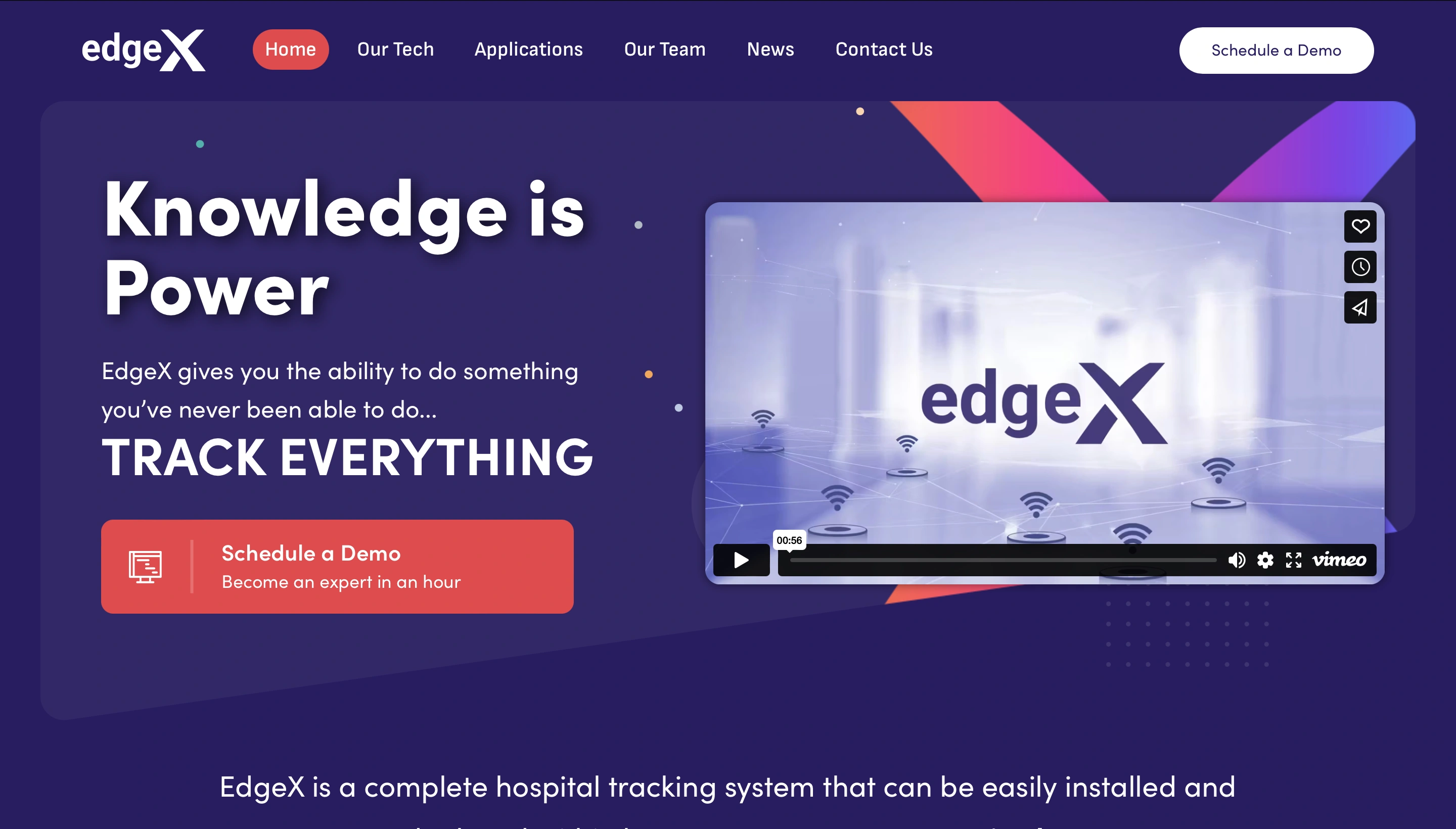 EdgeX (Healthcare Utilities) project screenshot