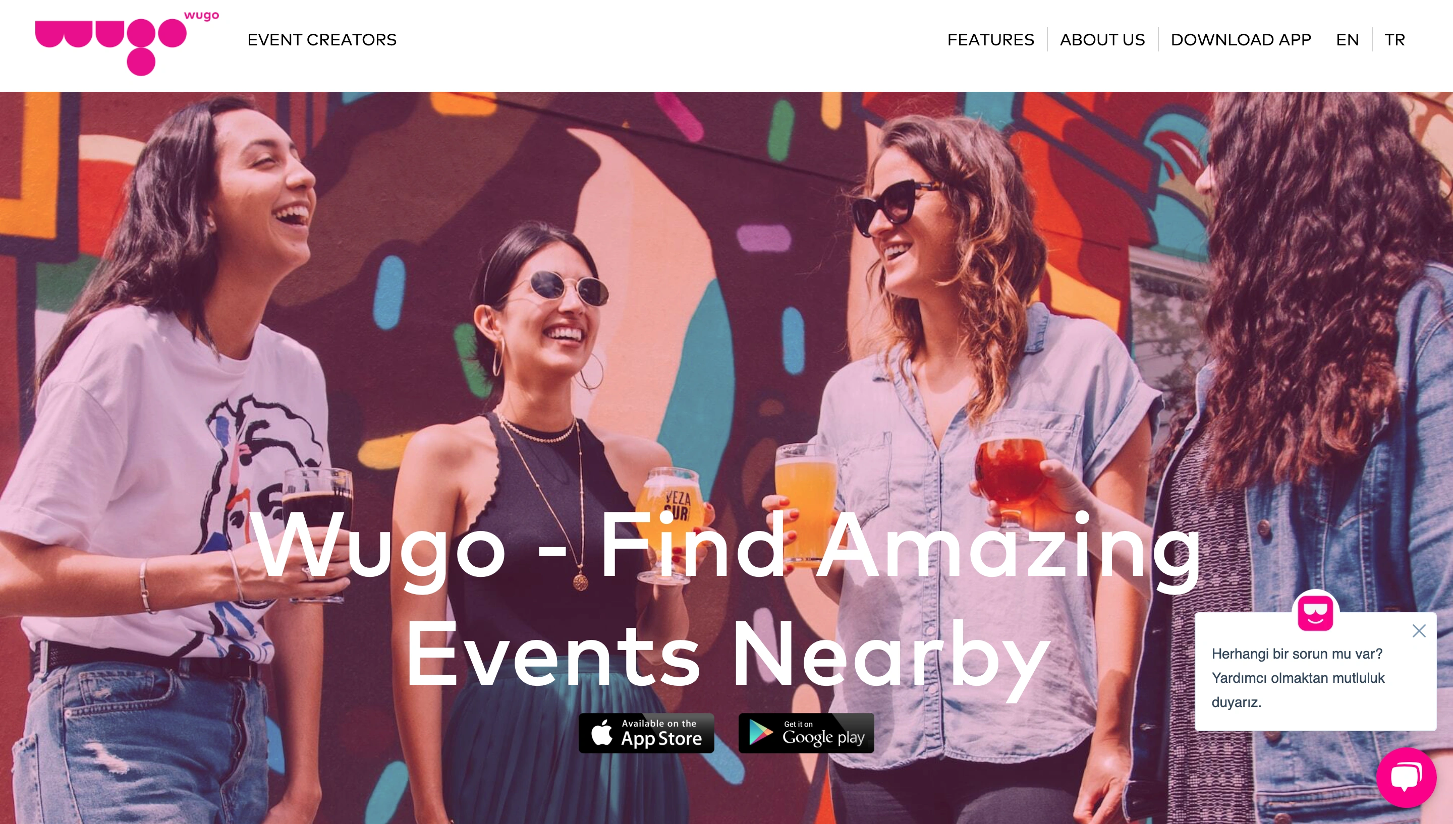 Wugo (Event Discovery) project screenshot