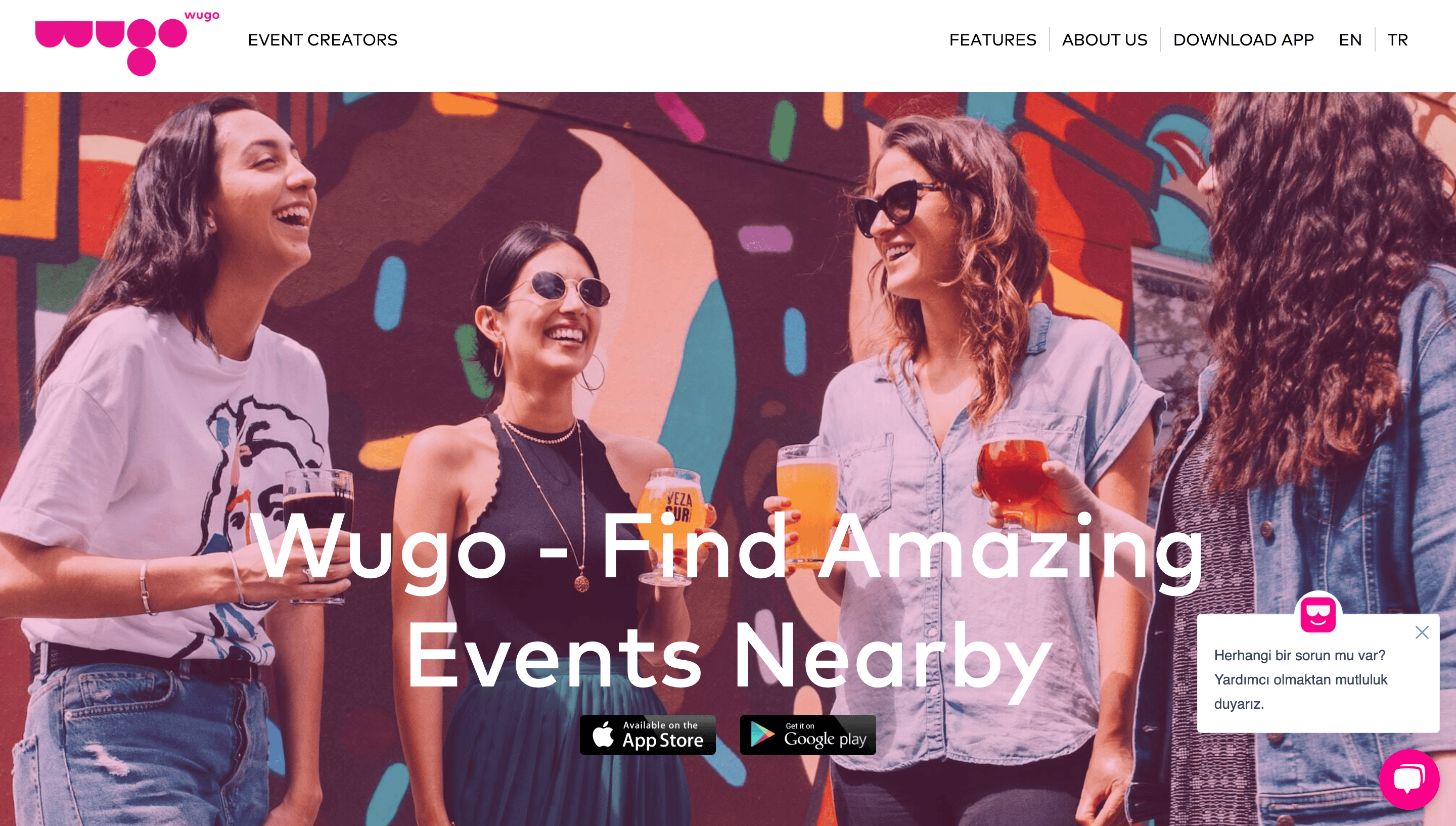 Wugo (Event Discovery) project screenshot